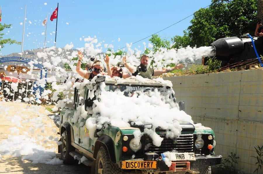 City of Side: Jeep Safari & Green Lake Boat Trip with Lunch - Lunch beside the lake