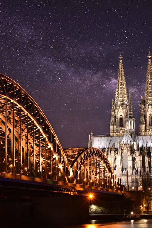 Cologne: Rhine River Winter Cruise with Festive Music - The Rhine views: cathedral, church, and crane houses