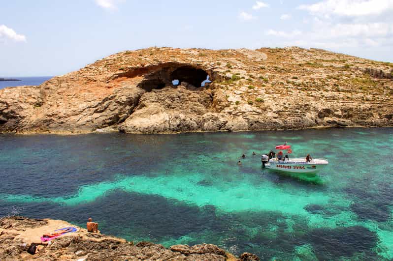 Comino & Blue Lagoon Cruise inc Photo Stop at Crystal Lagoon - The journey from Sliema or Bugibba