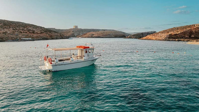 Comino: Blue Lagoon, Crystal Lagoon and Sea Caves Boat Tour - Crystal Lagoon: the best first swim