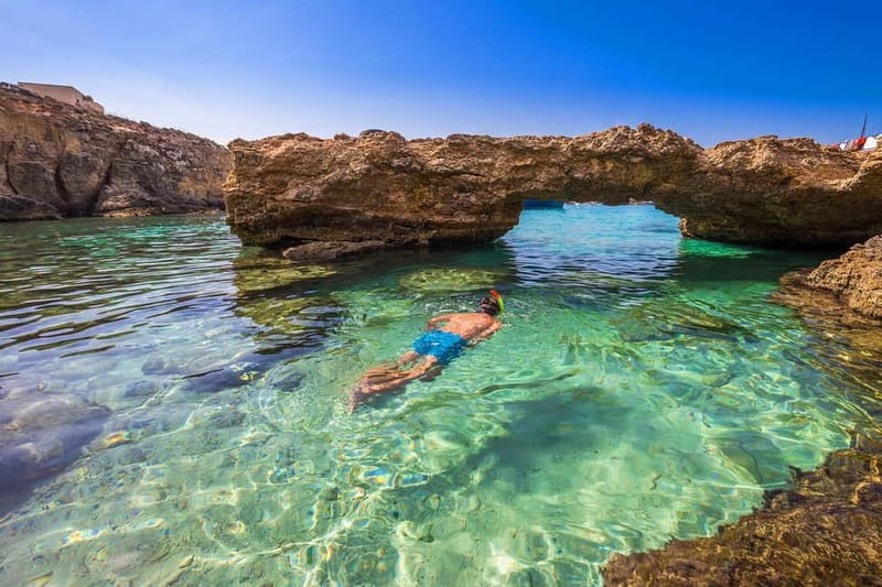 Comino: Blue Lagoon, Crystal Lagoon and Sea Caves Boat Tour - The Blue Lagoon: famous, beautiful, and busy