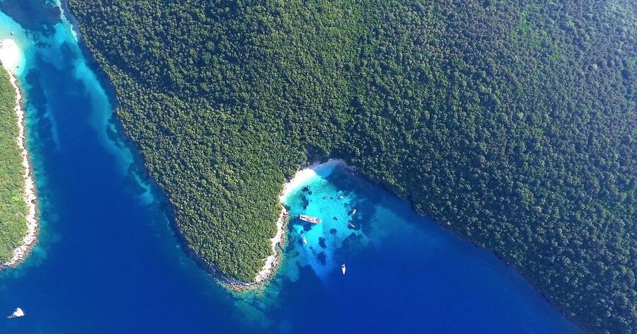 Corfu: Parga, Sivota and Blue Lagoon Full-Day Boat Cruise - The Blue Lagoon swim stop