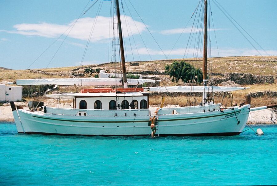 Corfu Town: Full-Day Cruise with Lunch, Drinks & Swim Stops - The second swim stop and the Peristeres Lighthouse
