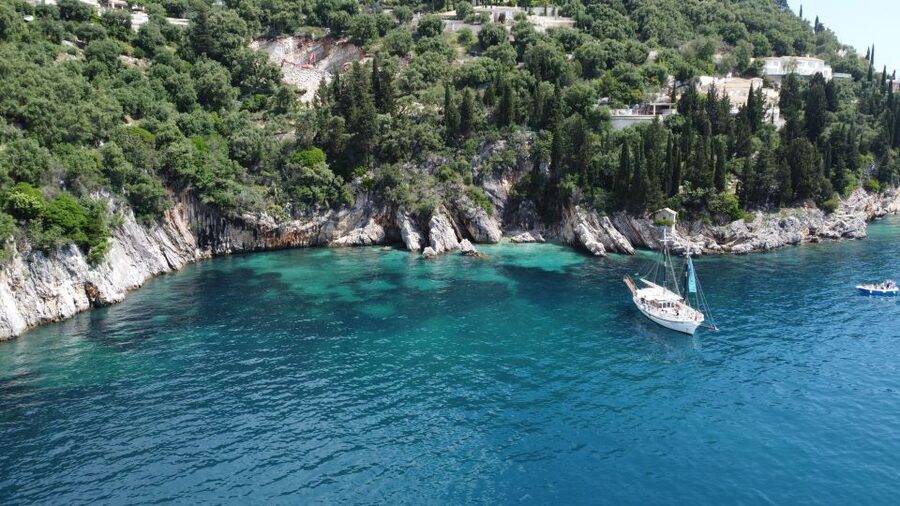 Corfu Town: Full-Day Cruise with Lunch, Drinks & Swim Stops - The crew and the feel onboard