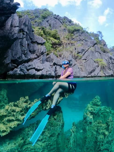 Coron: Private Boat Hire with Guided Tour and Lunch on Beach - Twin Lagoon and Barracuda Lake