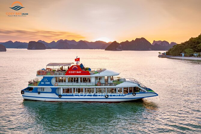 Cozy Bay Halong 5-Star Day Cruise, Buffet, Cave, Kayak, Swimming - What the $48 price really covers