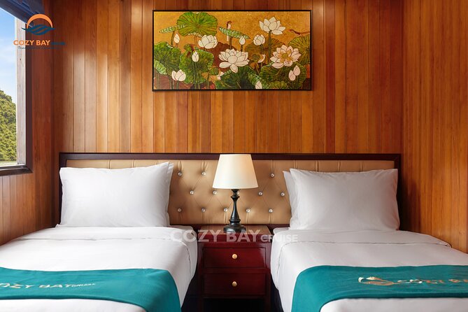 CozyBay Cruise-The Best Small Group 2D/1N inHalong-All inclusive - Lunch, Sung Sot Cave, and the first afternoon
