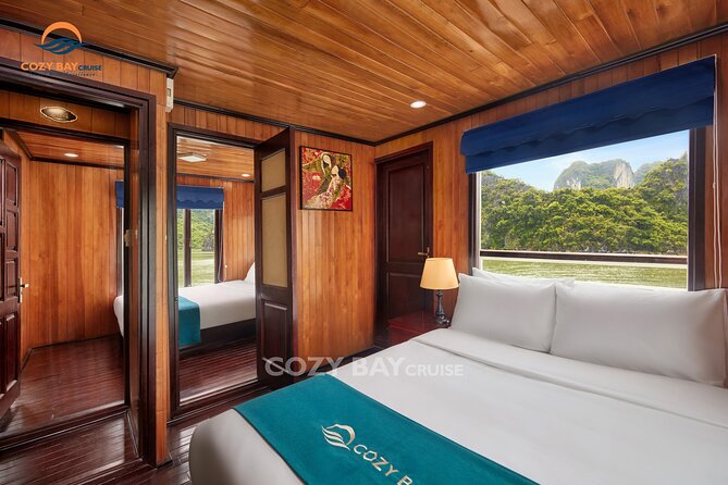 CozyBay Cruise-The Best Small Group 2D/1N inHalong-All inclusive - Sunset, cooking class, and an evening on board