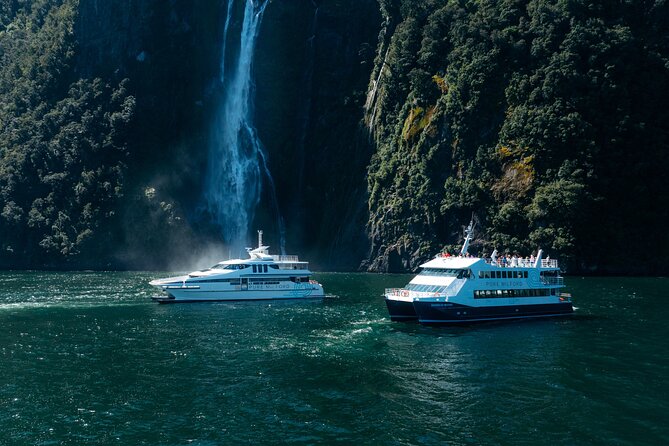 Cruise Milford NZ Small Boutique Cruise Experience - Waterfalls after rain, and why wet weather is not a bad thing