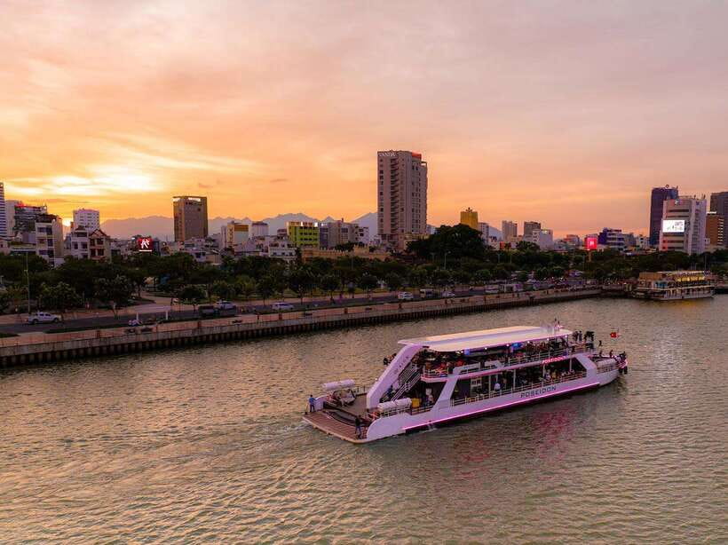 Da Nang: Poseidon Cruise with Dinner and Dragon Bridge Show - Boarding at 36 Bach Dang Street