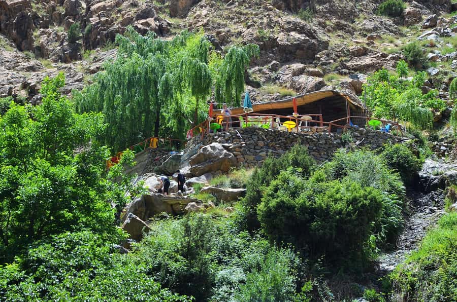 Day Trip To Ouzoud Waterfalls & Boat Ride From Marrakech - Lunch above the falls, with a price warning