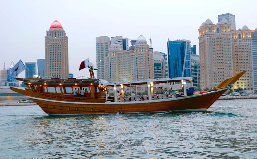 Doha: Arabic Dhow Cruise with Dinner, Tea & Coffee - The pickup ride and changing meeting points