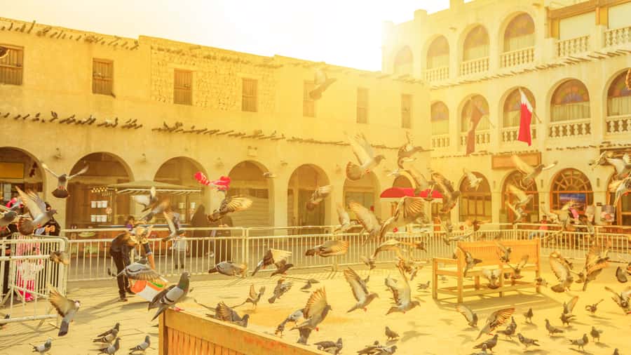 Doha: City Highlights Tour and Traditional Dhow Boat Cruise - Transport, timing, and pickup details