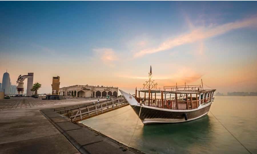 Doha: Sunset Experience, Traditional Dhow Cruise with Dinner - Dinner onboard: useful, but check the option