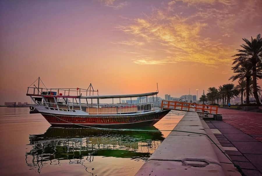 Doha: Sunset Serenade Skyline Dhow Cruise with Buffet Dinner - Key points to know before you book