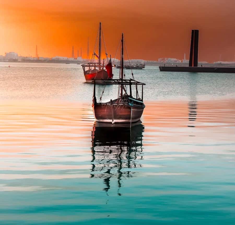 Doha: Sunset Serenade Skyline Dhow Cruise with Buffet Dinner - What happens once you are aboard