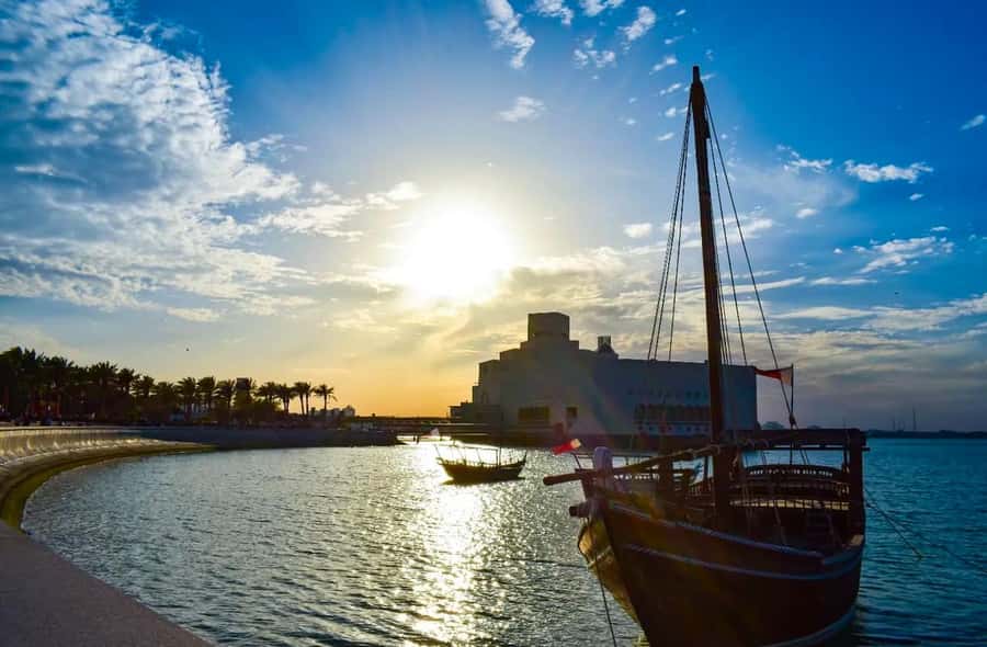 Doha: Sunset Serenade Skyline Dhow Cruise with Buffet Dinner - Is $9 good value?