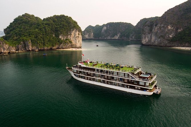 Doris Cruise 5 star cruise 2 days visiting Halong Bay Lan Ha Bay private balcony - Sunrise tai chi and a flexible second morning