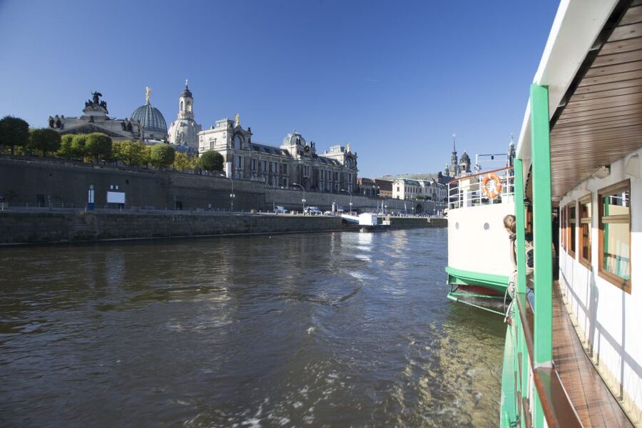 Dresden: Königstein Fortress Paddle Steamer Cruise - Dresden’s riverfront makes a strong opening