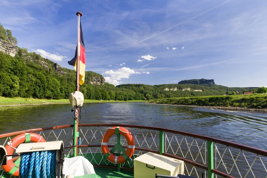 Dresden: Königstein Fortress Paddle Steamer Cruise - What the onboard experience is like