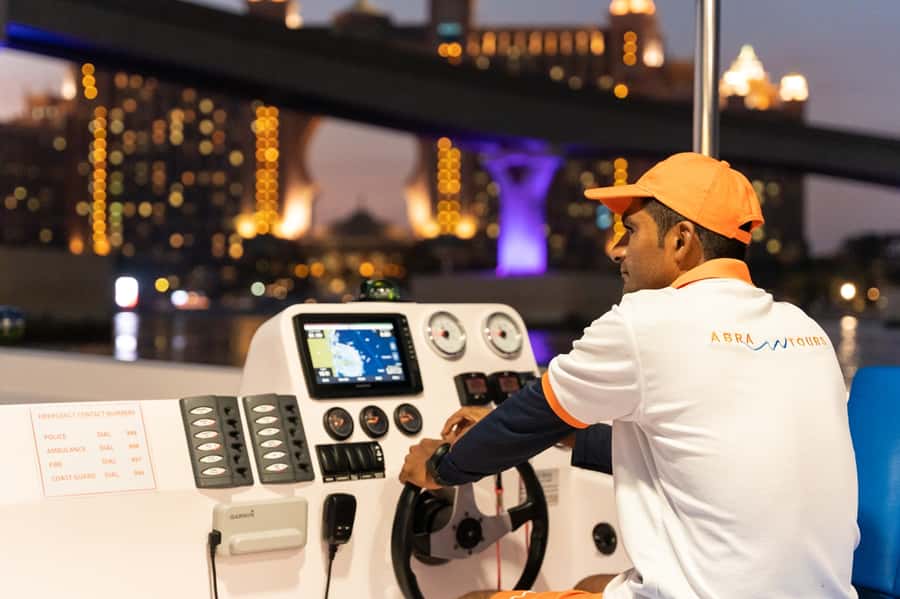 Dubai: Abra Boat Tour in Atlantis, Palm, Ain Dubai & Marina - Ain Dubai, Bluewaters Island, and the Marina skyline