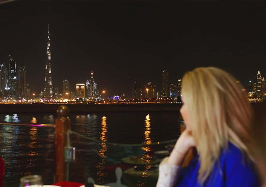 Dubai: Luxury Canal Dinner Cruise with Optional Transfers - Music, entertainment, and the mood onboard