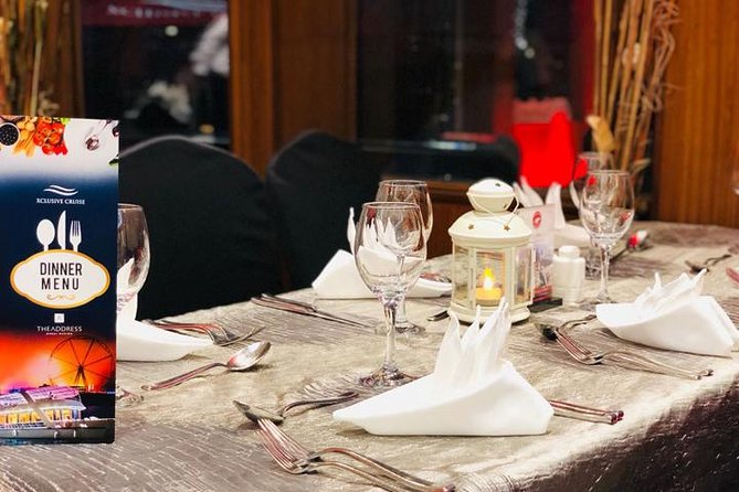 Dubai Marina Dinner Cruise with Live Music & Open Bar - Following the route through Dubai Marina