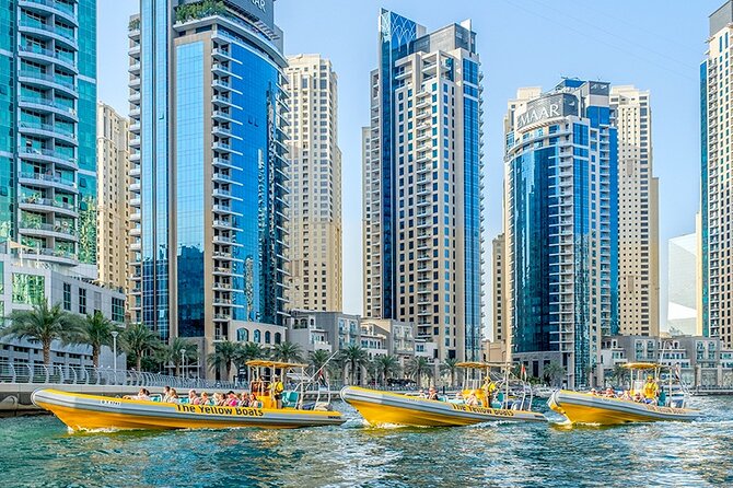 Dubai Marina Guided Sightseeing High-Speed Boat Tour - The Atlantis photo stop