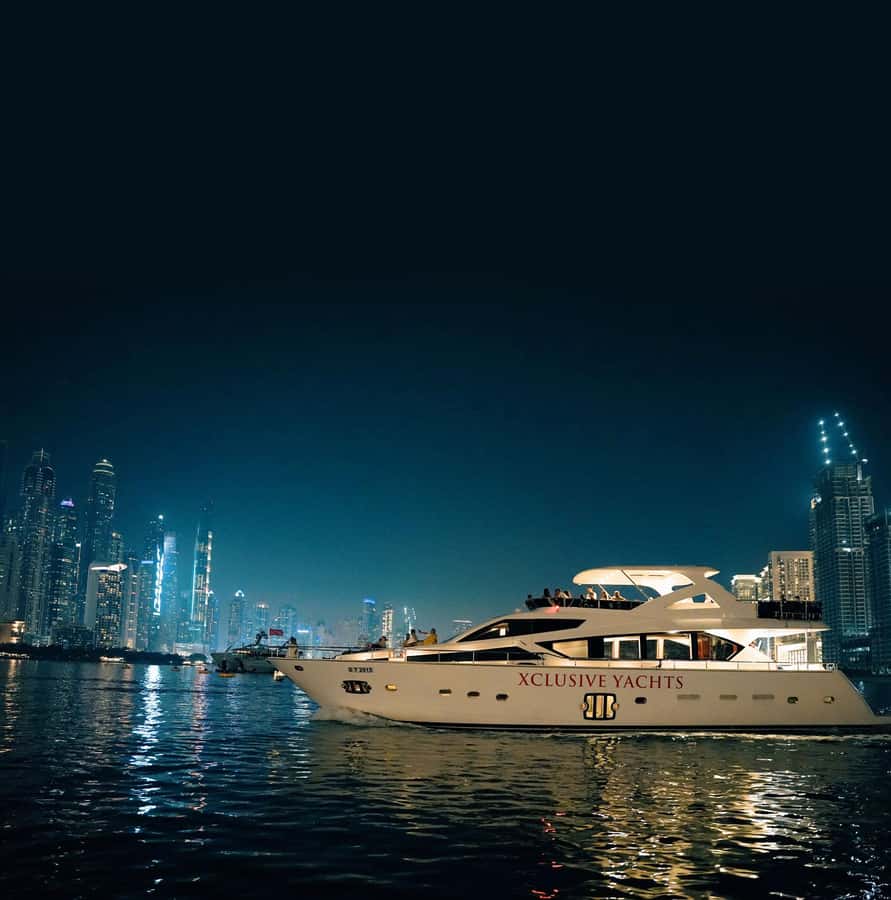Dubai Marina: Luxury Yacht Tour with Breakfast or BBQ Option - Dubai Marina is the real opening act