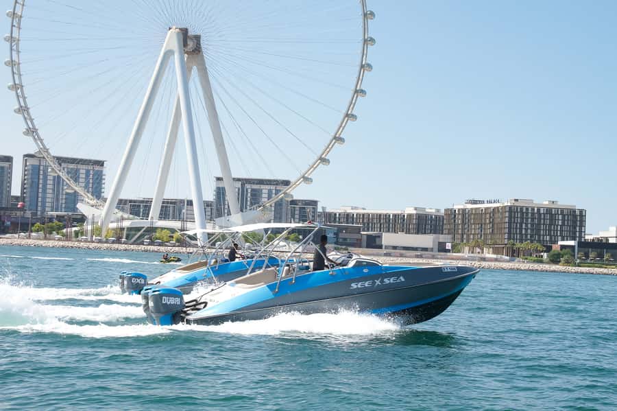 Dubai: Marina Private Boat Tour & Palm Jumeirah Sightseeing - The 100-minute option and Atlantis the Palm