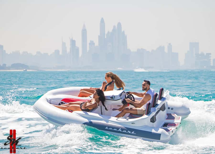 Dubai: Private Self-Drive SeaKart Jet Ski Boat Tour - Cruising past Atlantis and Atlantis The Royal