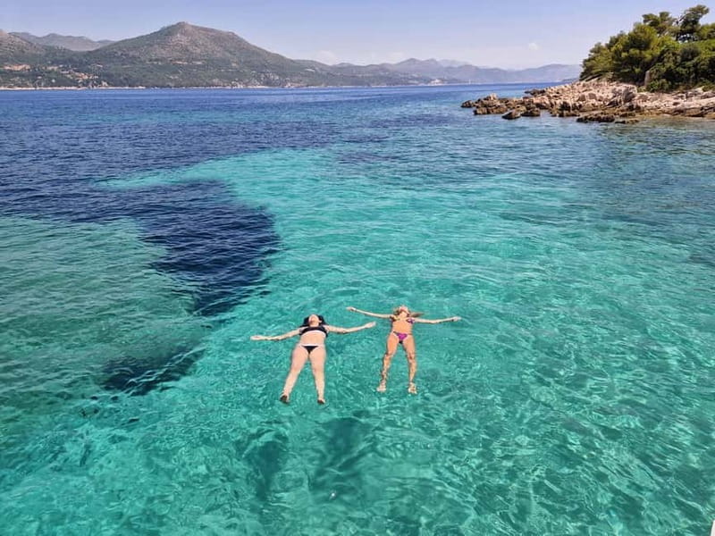 Dubrovnik: Blue Cave, Green Cave & Sunj Beach Speedboat Tour - The ride to Koločep