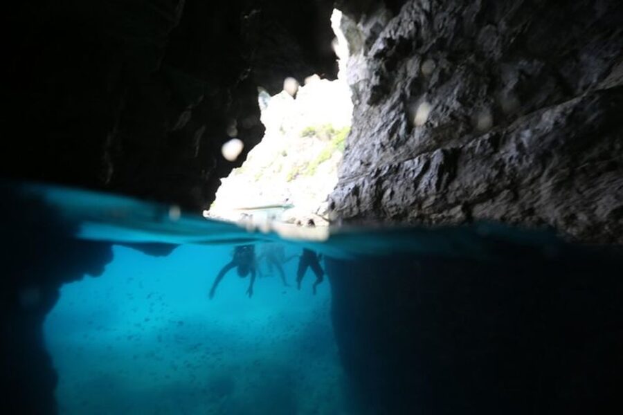 Dubrovnik: Blue Cave & Sunj Beach Boat Tour with Drinks - The Blue Cave at Koločep