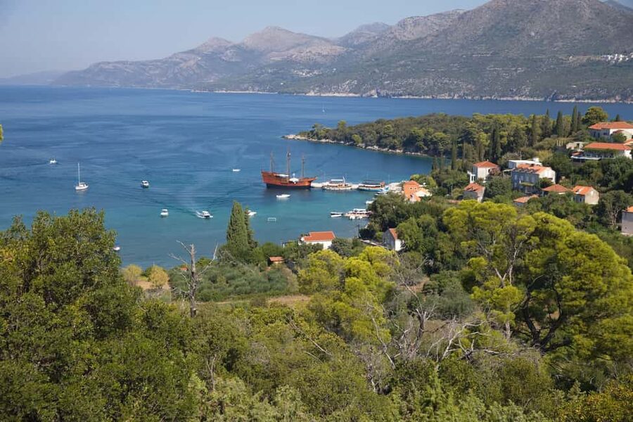 Dubrovnik: Elaphiti Island Luxury Pirate Ship Cruise - Šipan: stone houses, family wine, and a slower hour