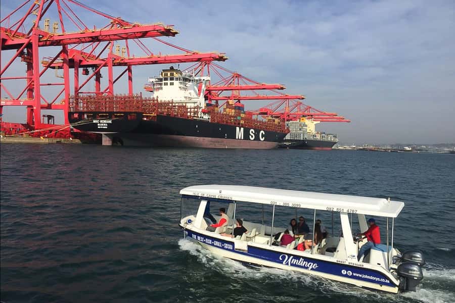 Durban: 30-Minute Harbor Boat Cruise - Durban Harbor from the water