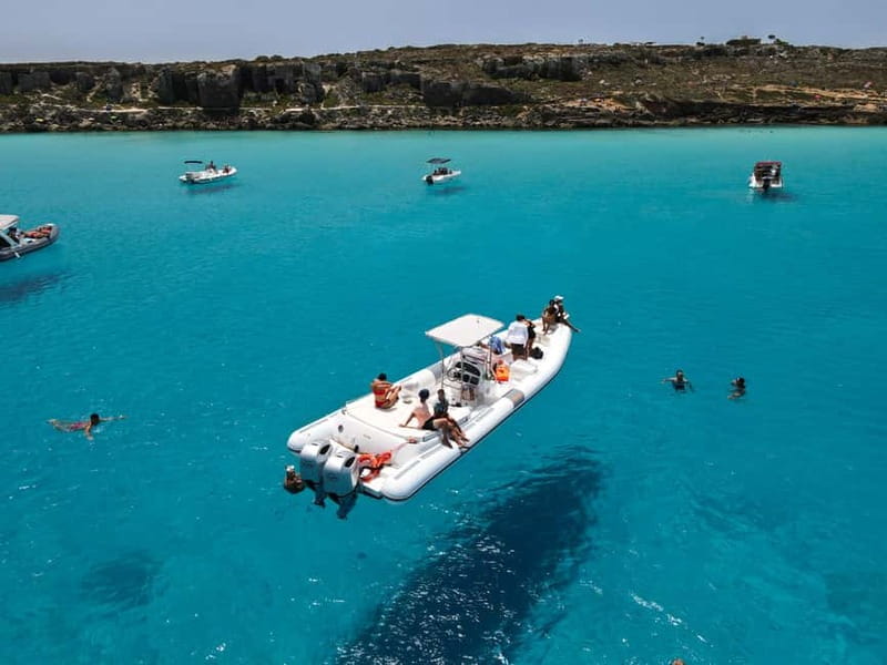 Egadi Boat Experience: Favignana & Levanzo from Trapani - Passing Levanzo and swimming at Cala Fredda