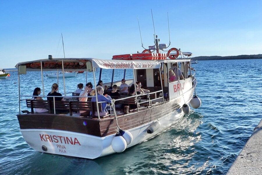 Fazana: Guided Dolphin Watching Sightseeing Cruise at Sunset - Leaving Fazana for Brijuni National Park