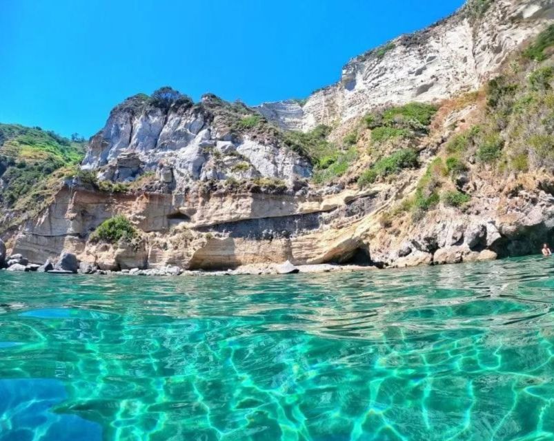 Forio: Ischia Island Boat Tour with Local Lunch and Swimming - Starting in Forio with coffee and cake