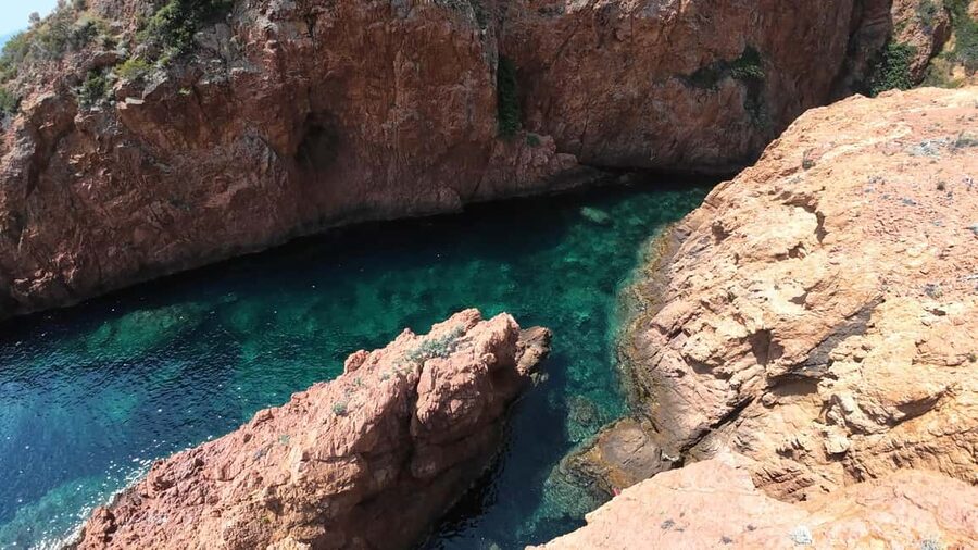 Fréjus : Esterel Calanques Cruise (Comfort Boat) + Swim Stop - Cap Dramont and the Golden Island