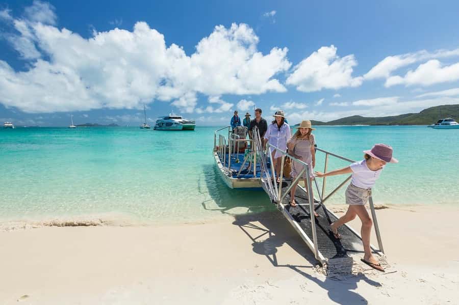 From Airlie: Whitsundays and Whitehaven Half-Day Cruise - How the price compares with the experience