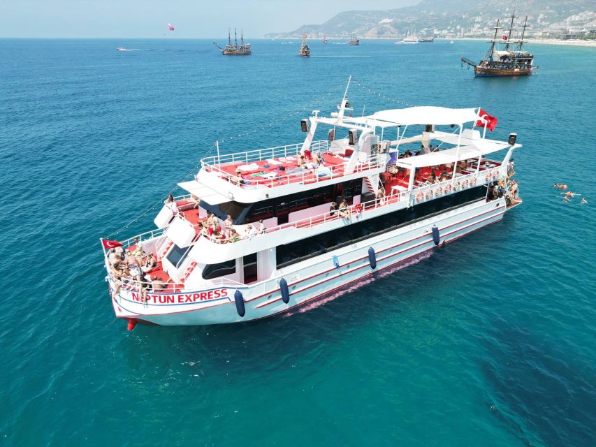 From Alanya: Boat Tour with Unlimited Soft Drinks and Lunch - Key points at a glance