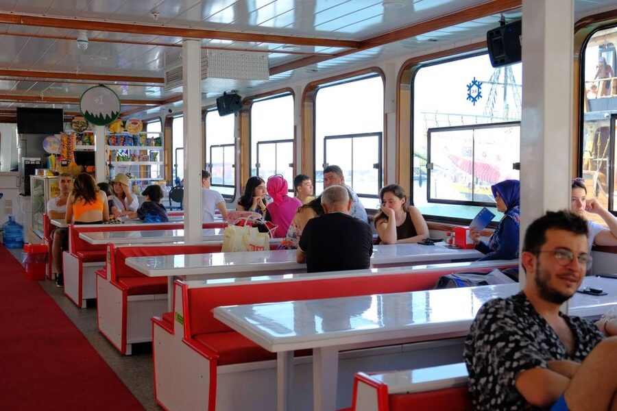 From Alanya: Boat Tour with Unlimited Soft Drinks and Lunch - Pirates, Lovers, and Phosphorus caves