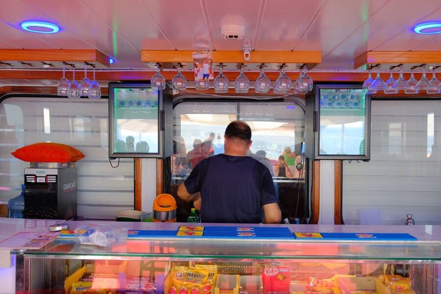 From Alanya: Boat Tour with Unlimited Soft Drinks and Lunch - Ulas Beach and the on-board buffet