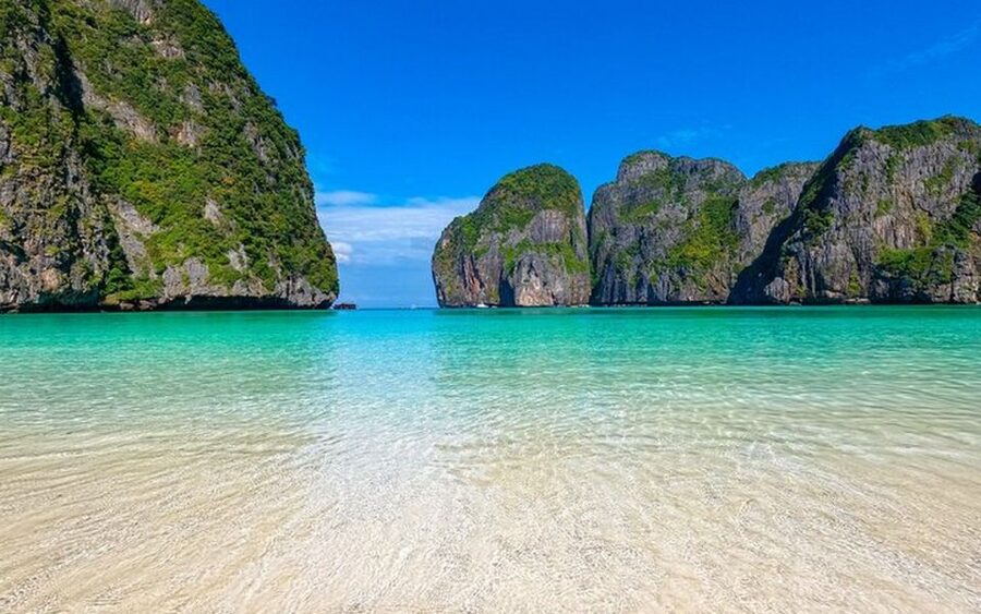 From Ao Nang: Phi Phi Islands Day Tour by Boat with Lunch - Pileh Lagoon and Viking Cave