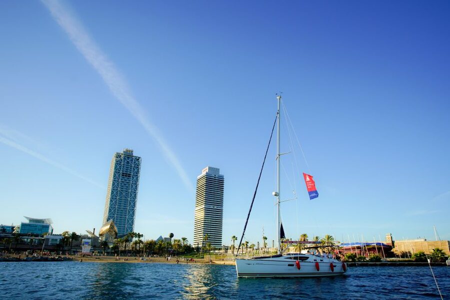 From Barcelona: E-Bike and Sailing Tour with Wine Tastings - Alella wine country and the tasting
