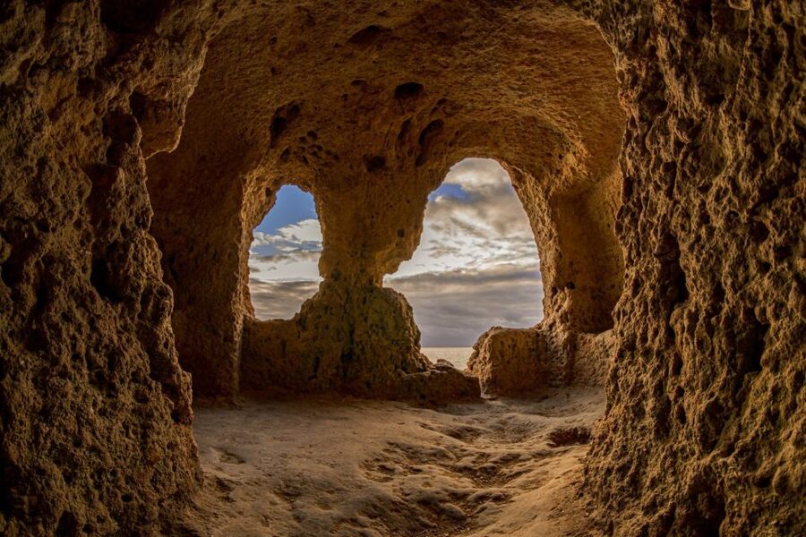 From Carvoeiro: Benagil Caves and Praia da Marinha Boat Trip - Entering Benagil Cave