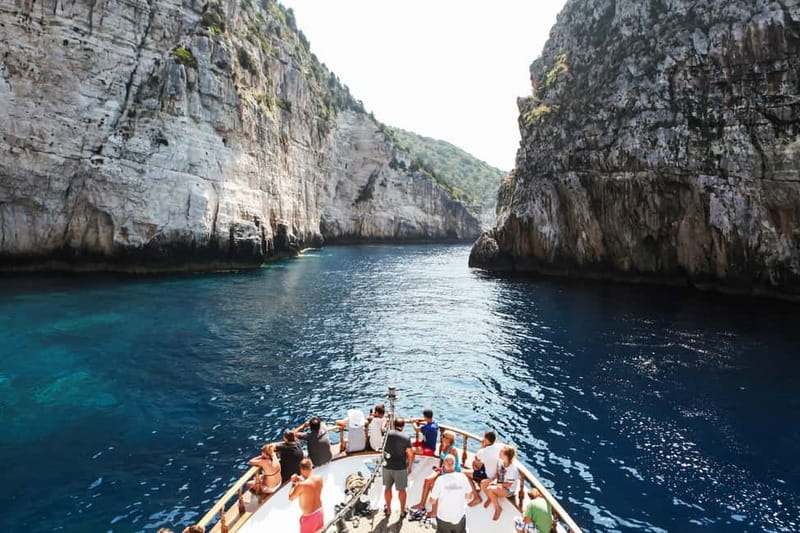 From Corfu: Day Cruise to Paxos, Antipaxos, & the Blue Caves - The return trip, quiet corner or party deck