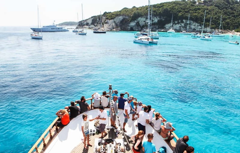 From Corfu: Day Cruise to Paxos, Antipaxos, & the Blue Caves - Leaving Corfu for Paxos
