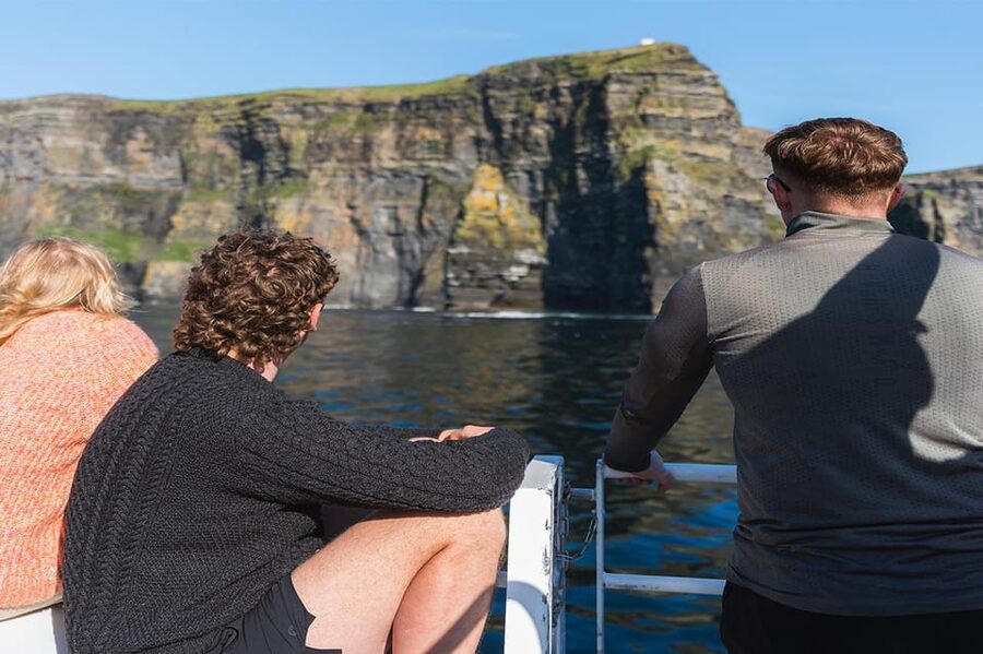 From Doolin: Cliffs of Moher Boat Tour - O’Brien’s Tower from sea level