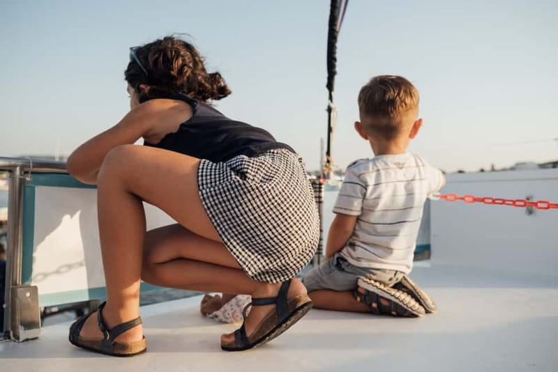 From Fornells: North Coast Beaches Cruise with Swim Stops - Cavalleria Beach: your first swim stop